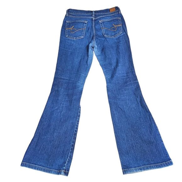 Vintage Tommy Jeans Womens 9R Blue Faded Denim Boot Cut Low Rise Rodeo Western - Picture 2 of 9